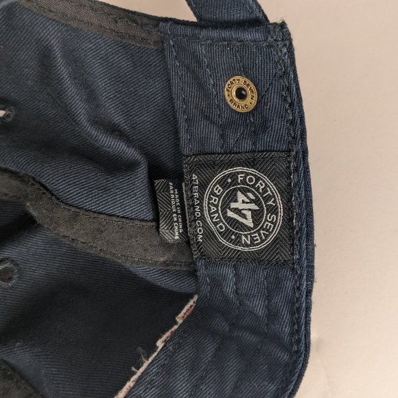 47 Brand Men's Beisbol Cap One Size Red/Marine Embroidery - Picture 5 of 6